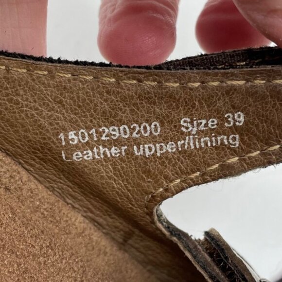 Dansko Janie Leather Five Strap Slip On Sandals, 39 - Picture 9 of 10